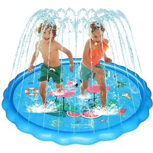 Splash Play Mat for Kids, Colorful Splash sprinkler pad